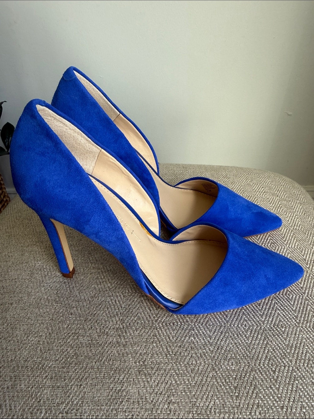 Banana Republic Royal Blue Pointed-Toe D'Orsay Pumps